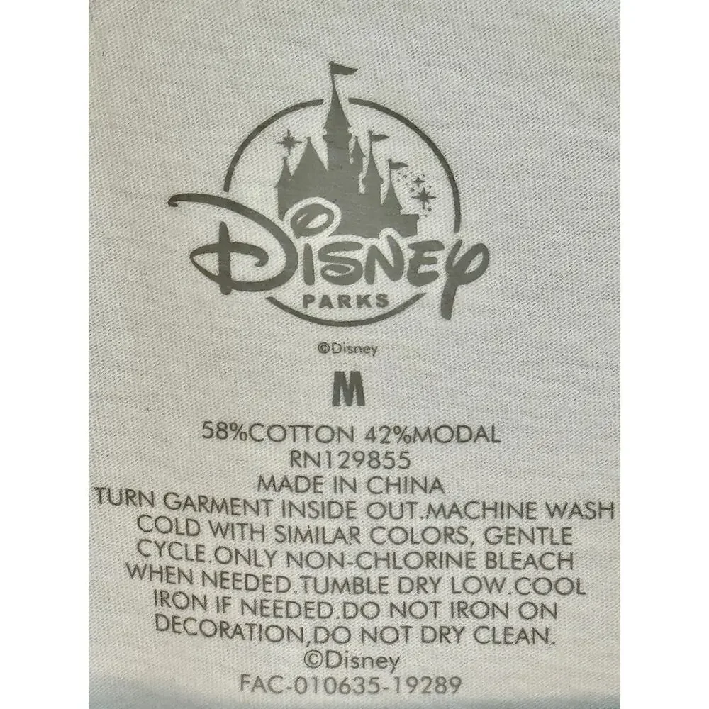 Disney Parks Style Icon White Short Sleeve Summer Vacation T-Shirt Size M - Picture 3 of 3